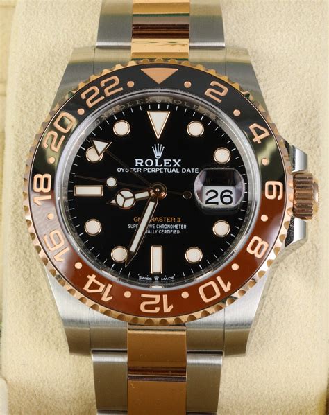 rolex gmt rose gold two-tone|Rolex gmt master 2 everose gold.